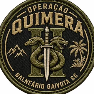 Arte de divulgação: Operação Quimera II