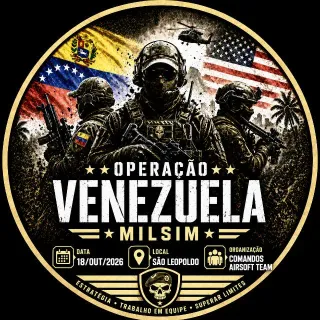 Arte de divulgação: Operação Venezuela
